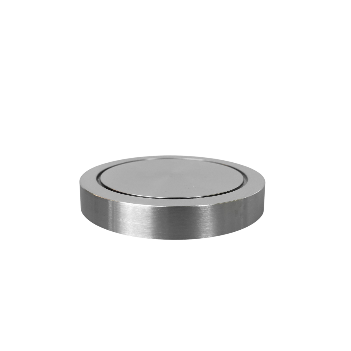 Photo of steel, round building platform.