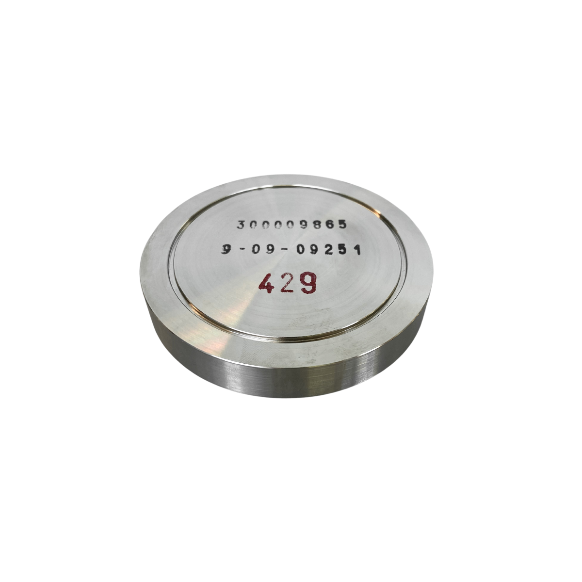Round building platform made of titanium.