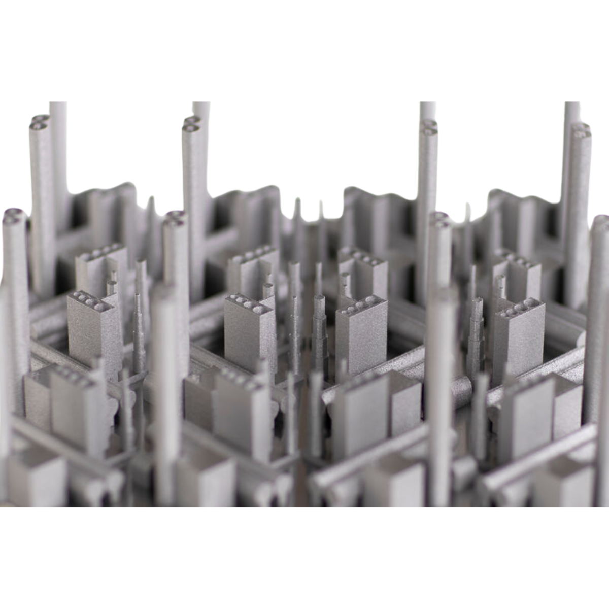 Complex part 3d printed in EOS Titanium Ti64 Grade 5.