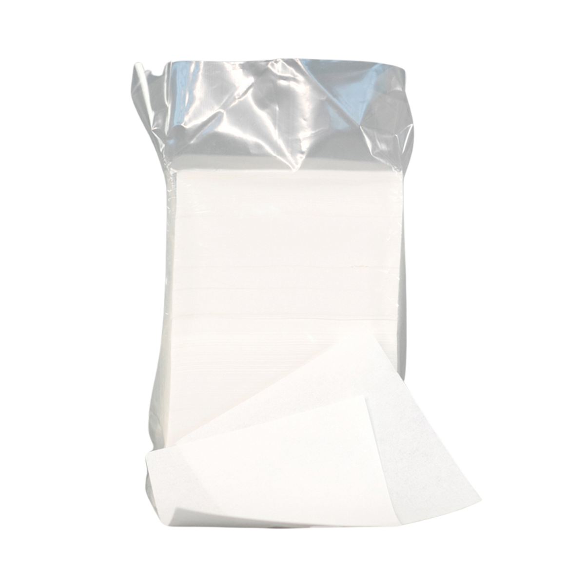 White lens cloth.