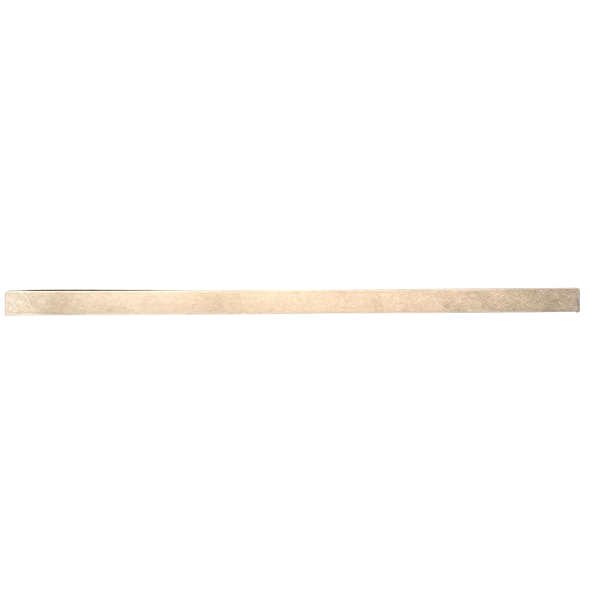 Beige protective strip.