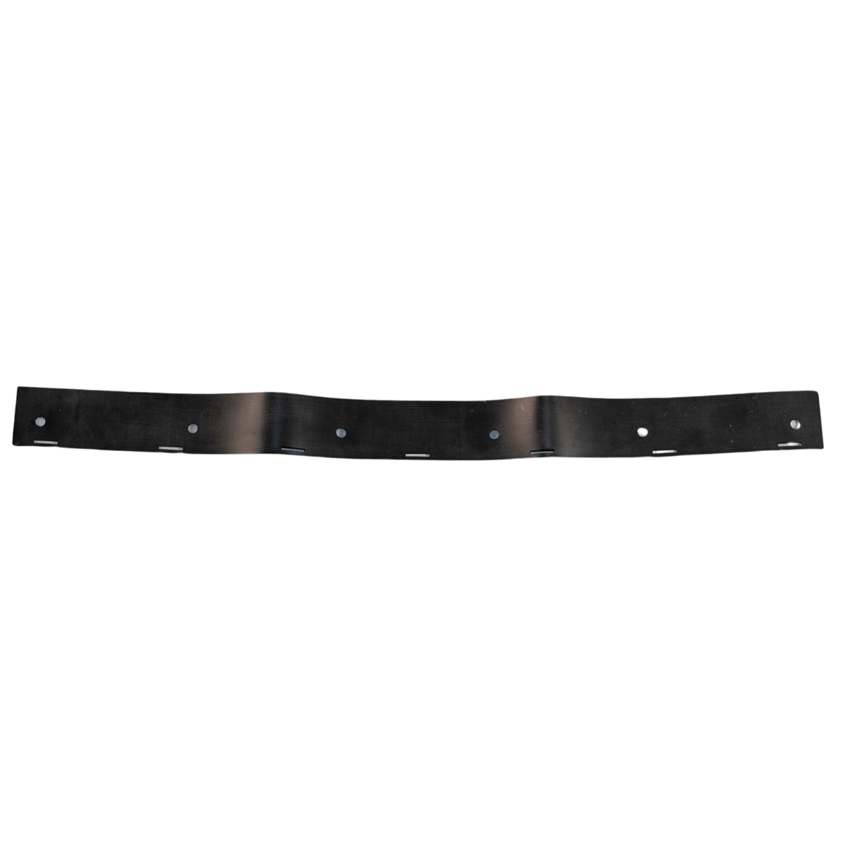 Black, straight wiper lip.