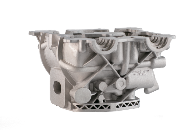 Spare part made of aluminium.