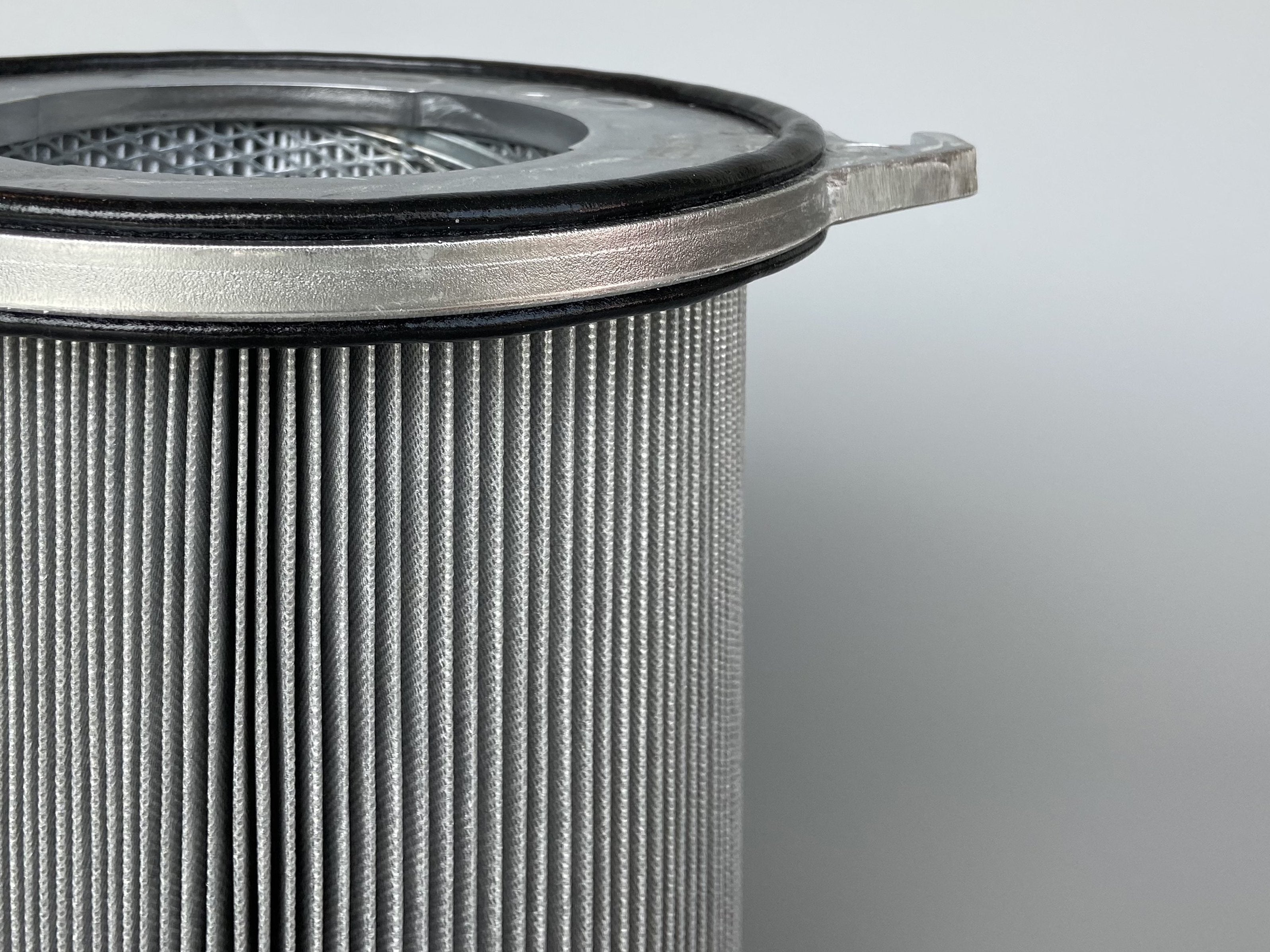 Close up of the filter.