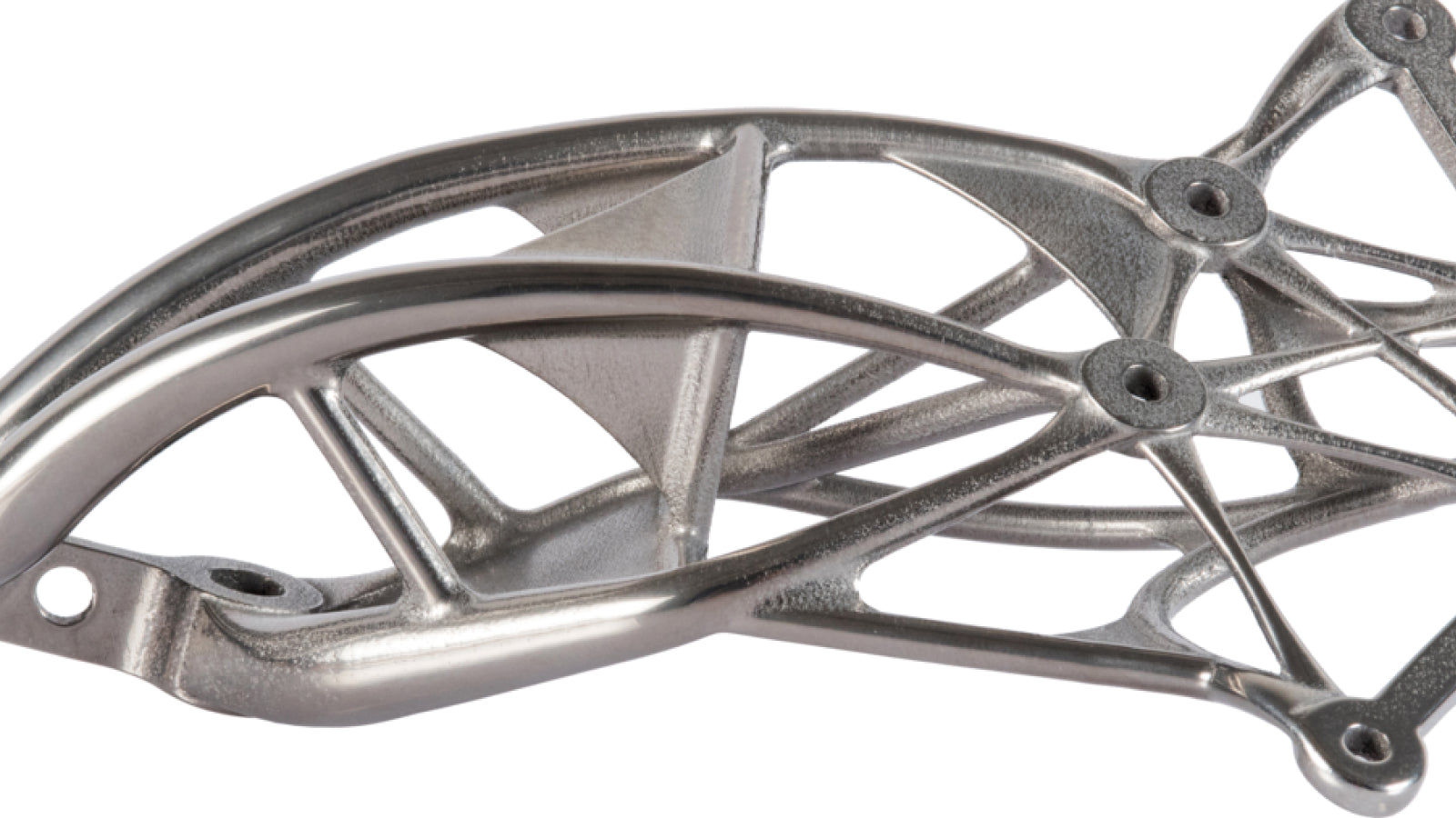 Complex part 3d printed in EOS Titanium Ti64 Success.